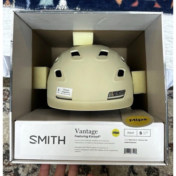 Smith Vantage MIPS Snowboard Ski Helmet Women’s Size Small Matte Birch Brand New - Picture 3 of 9